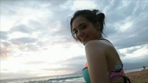 You spend a nice day with Gia on the road