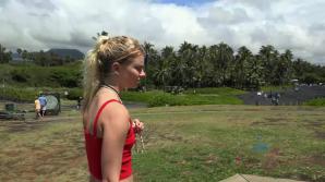 You take Riley out for a day exploring, then you make her cum.